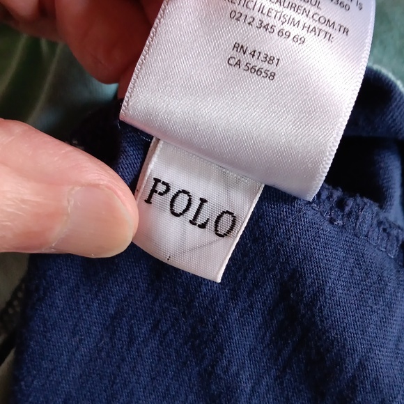 POLO RALPH LAUREN Big Pony Cotton Broad Horizontal Stripes Size 8 Tee - Picture 8 of 8